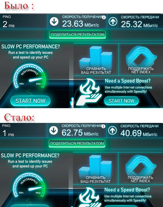 Почему speedtest показывает хорошую скорость и пинг а на деле страницы в браузере еле грузятся